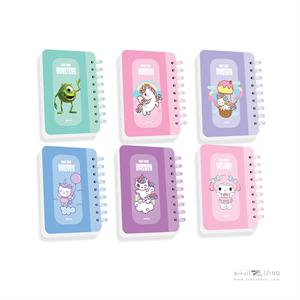 دفتریادداشت80برگ سیمی9.5*6.5آبرنگ سری میکرو