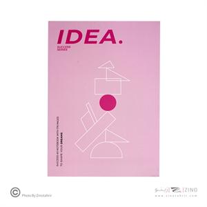 دفتر یادداشت ته چسب14.5*21 همین سریSuccess طرح IDEA