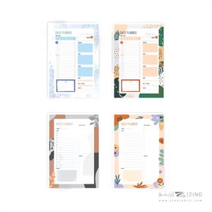 دفتریادداشت کاورلس چسبی روزانه میکرو کدj41