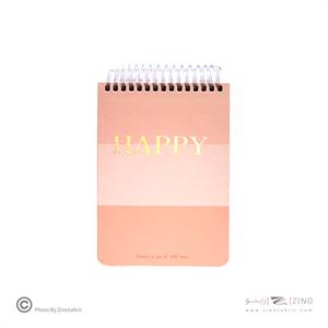 دفتریادداشت100برگA6سیم از بالا لانگو سری هپی پرو نوت