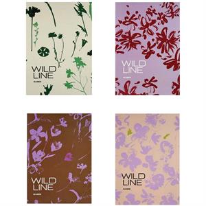 دفتریادداشت 21*14.5 ته چسب همین سری Wild Line