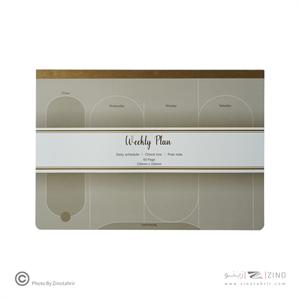 پلنر هفتگی60برگ230*330افقی ته چسب همیشه