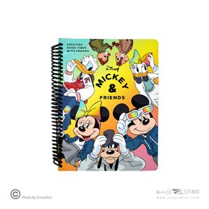 پلنر80برگ160*210سیمی جلد سخت لانگو سری میکی موس