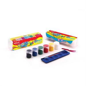 گواش 6رنگ پیوسته طلقی آریا *36عدد*  4009 