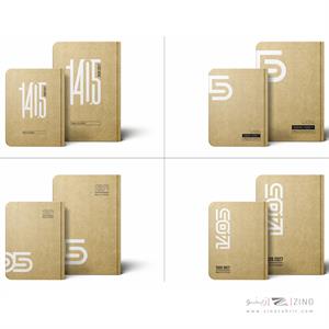 سررسید نیم وزیری روزشمارته دوخت جلد سخت پیل سری کرافت سال1405