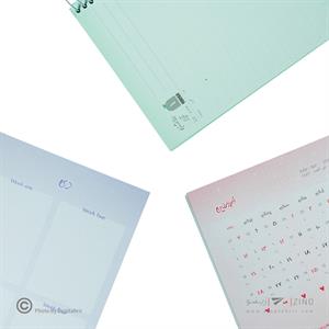 سررسیدA5سیمی رنگی طلاکوب یه سال خوب برگ سال1405کد73953 (7رنگ کارتن35عددی)