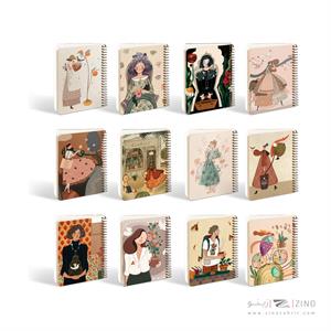 سررسید رقعی سیمی جلد سخت مسترنوت کد900 سال1405