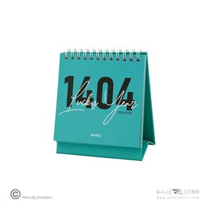 تقویم رومیزی11*11همراه با استیکریادآوری Lucky year الند1404