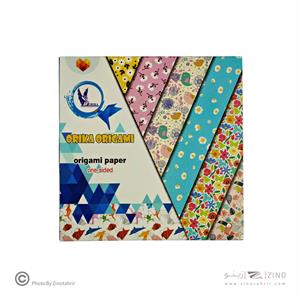 کاغذ اوریگامی 48برگ 15*15سانت گلدار یکرو اوریکا
