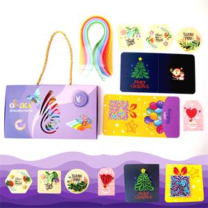 پک کاغذ ملیله وکارت تشکر150برگی اوریکا