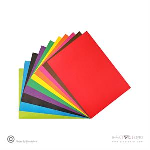 مقوا35*25رنگی ایرانی(10برگ+1برگ کاغذ)صبا متالیک
