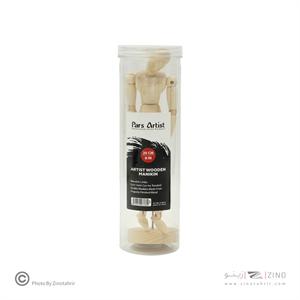 فیگورآدمک20سانت چوبی(جعبه طلقی)پارس آرتیست اعلا