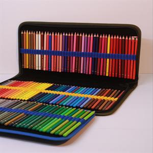 کیف مدادرنگی 120عددی  تک زیپ سری A لوتو