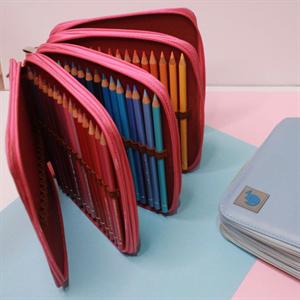 کیف مدادرنگی 120عددی چهار زیپ سریB لوتو