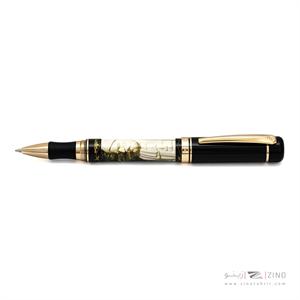 روان نویس نفیس یوروپن فردوسی مشکی گیره طلایی