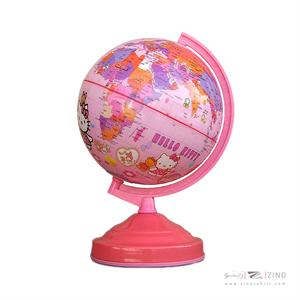 کره جغرافیایی سایز20 پایه کلاسیک چراغ دار فانتزی فارسی ایده