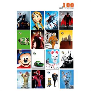 دفتر100برگ وزیری سیمی فانتزی ایده