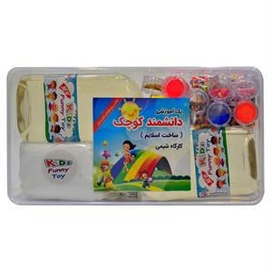 کیت ساخت اسلایم 21عددی دانشمند کد DK1