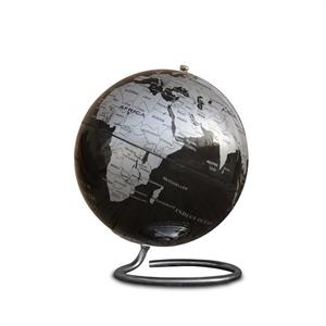 کره جغرافیایی سایز14 پایه هندسی نقره ای لاتین ایده