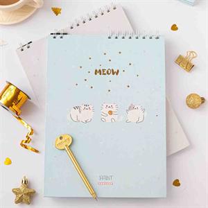 دفترنقاشی50برگA4 سیمی جلد سخت طلا کوب میو برگ سری فانتزی کد72311