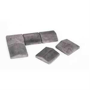 تاج دیواری وسرستون وکنج طوسی مقیاس1/12 تعداد50عددی اشل 