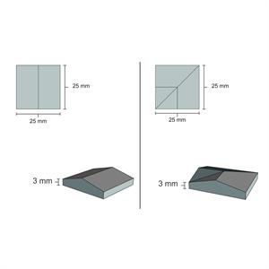 تاج دیواری وسرستون وکنج قرمزمقیاس 1/12 تعداد50عددی اشل 